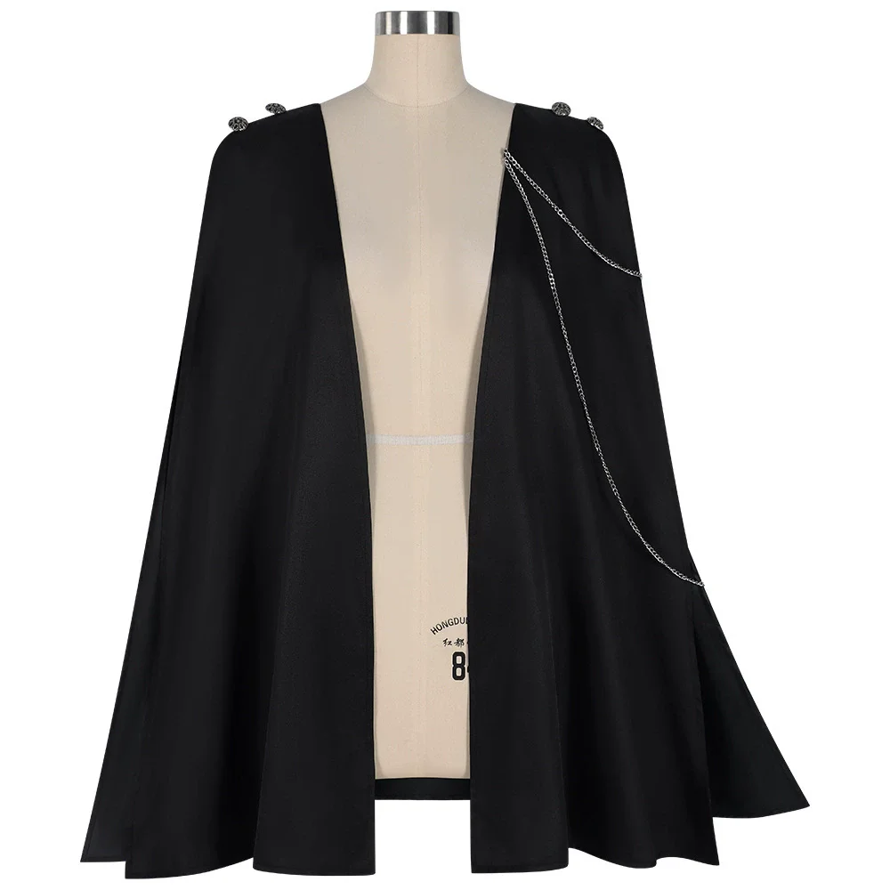 Medieval Cloak Men Women Cape Vintage Gothic Black Cloak Medieval Kinights Viking Costume Halloween Cosplay Clothes
Medieval Cloak Men Women Cape Vintage Gothic Black Cloak Medieval Kinights Viking Costume Halloween Cosplay Clothes