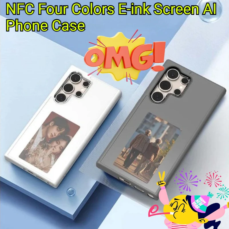 For Samsung Galaxy S24 S23Ultra DIY Photo Anime Characters Shockproof Protector Cover NFC Four Colors E-ink Screen AI Phone Case
For Samsung Galaxy S24 S23Ultra DIY Photo Anime Characters Shockproof Protector Cover NFC Four Colors E-ink Screen AI Phone Case