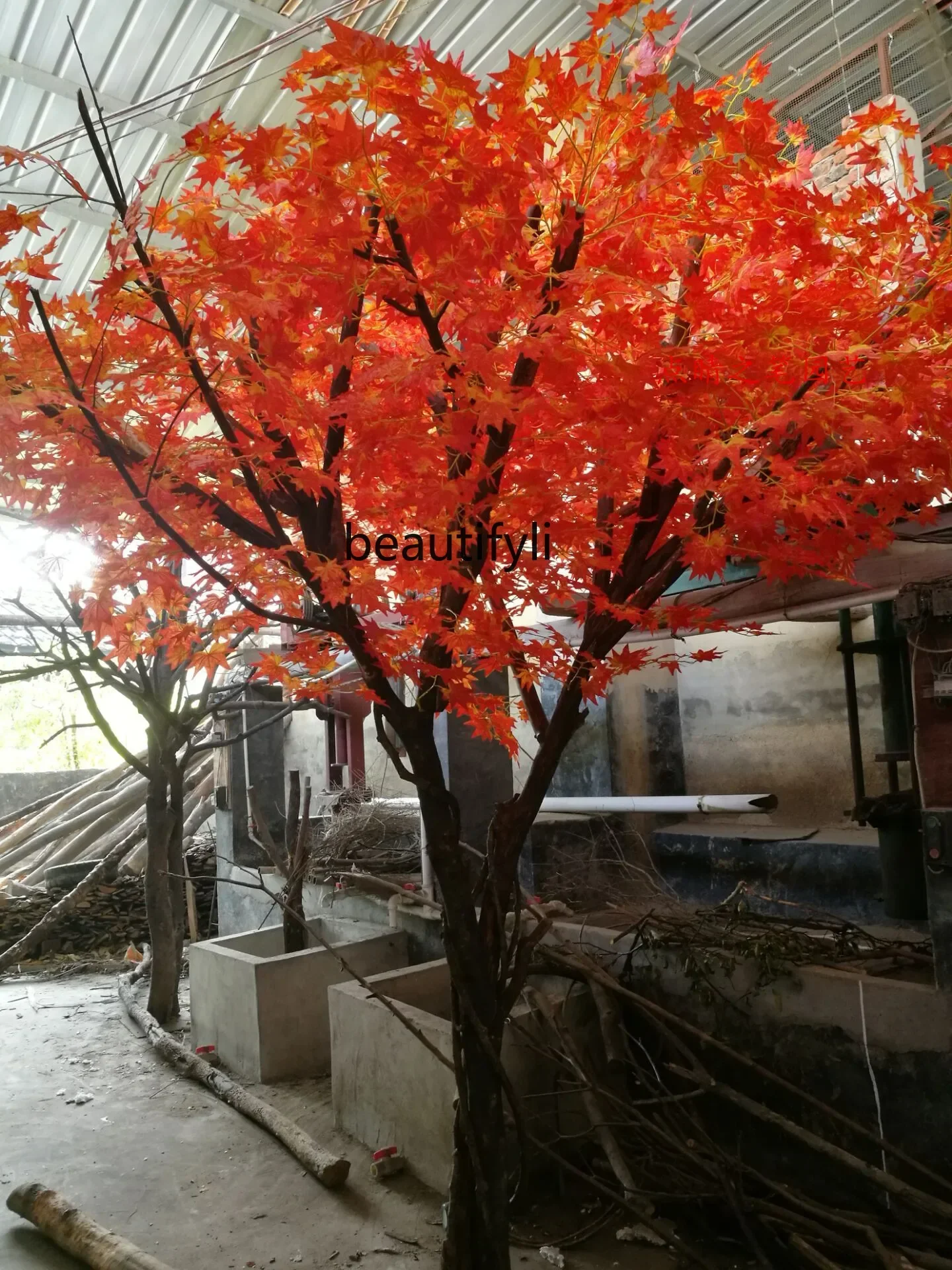 Cy Y Simulated red maple leaf tree, fake tree, simulated large plant, living room trunk decoration
Cy Y Simulated red maple leaf tree, fake tree, simulated large plant, living room trunk decoration