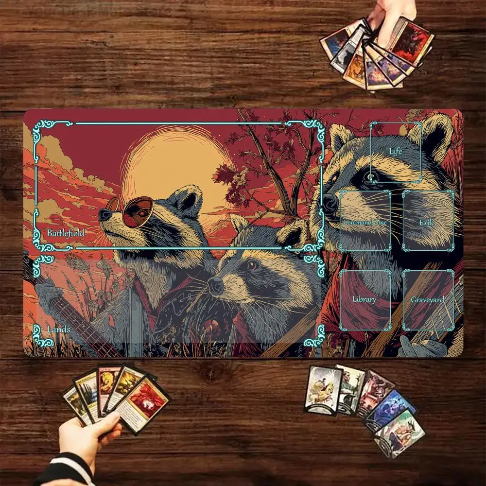 Red sunset and raccoon Magic Card Battle Mat MTG Playmat Anti-slip Base 35X60CM gathering gaming mats Board Game Mat for TCG
Red sunset and raccoon Magic Card Battle Mat MTG Playmat Anti-slip Base 35X60CM gathering gaming mats Board Game Mat for TCG