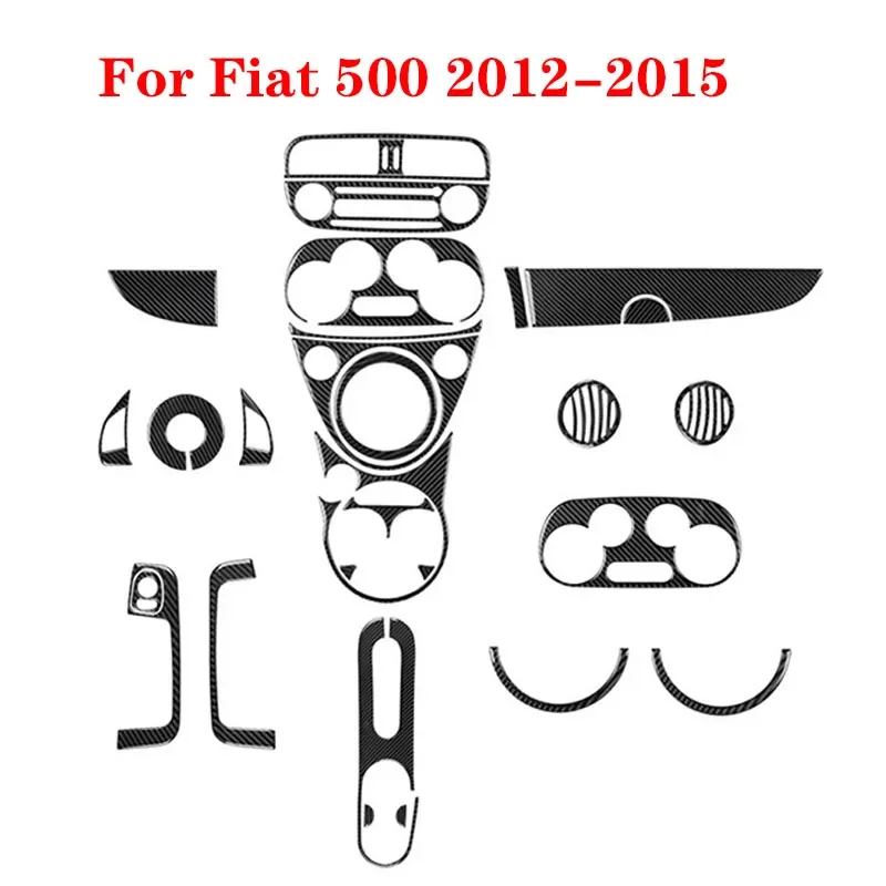 For Fiat 500 2012 2013 2014 2015 Carbon Fiber Black Stickers Cover Trim Car Interior Decorative Various Parts Accessories
For Fiat 500 2012 2013 2014 2015 Carbon Fiber Black Stickers Cover Trim Car Interior Decorative Various Parts Accessories