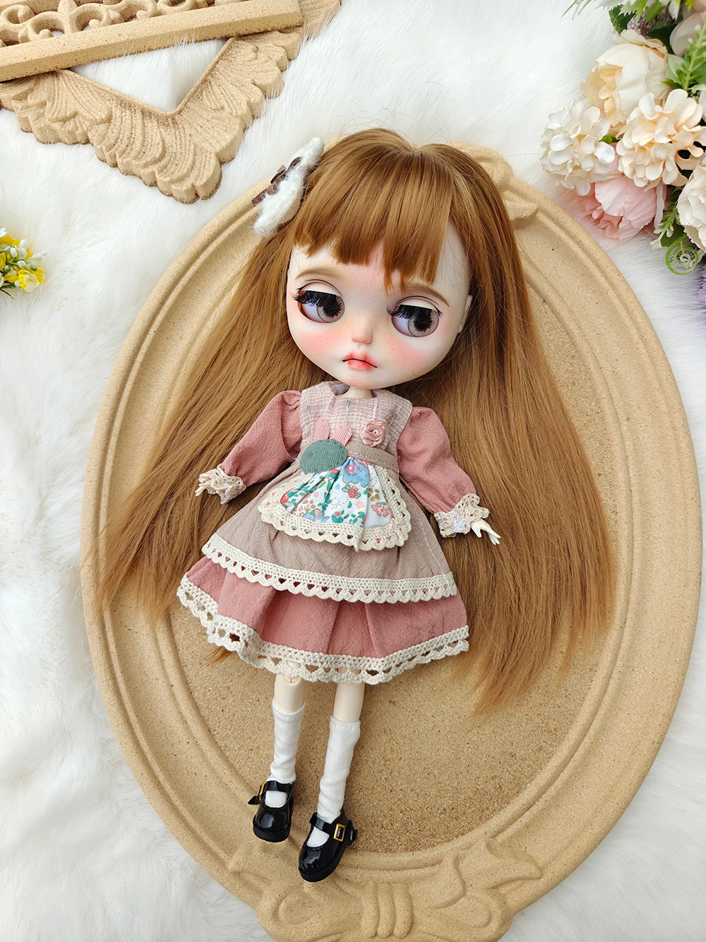 ICY DBS Blythe Doll Toys blythe Doll clothes dress skirt set Cute pink dress OB22 OB24 AZONE accessories blythe doll clothes
ICY DBS Blythe Doll Toys blythe Doll clothes dress skirt set Cute pink dress OB22 OB24 AZONE accessories blythe doll clothes
