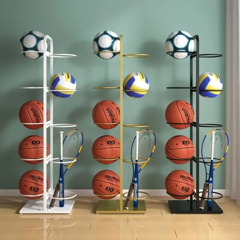 Creative basketball storage rack Household kindergarten football table tennis badminton racket sports fitness equipment storage
Creative basketball storage rack Household kindergarten football table tennis badminton racket sports fitness equipment storage