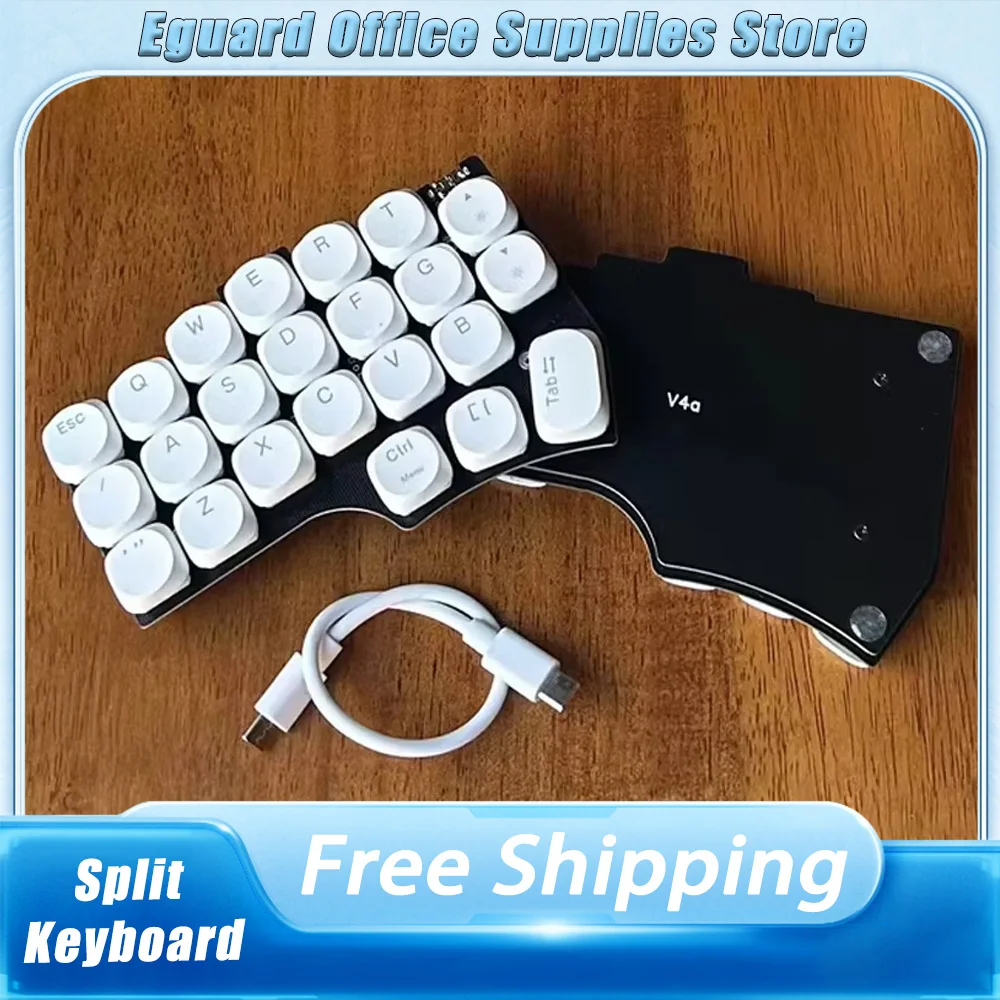 V4a Split Keyboard Kit Wired Support QMK CustomizedSplit Keyboard RGB Low Profile Switch PC Gamer Accessories Gifts Mac
V4a Split Keyboard Kit Wired Support QMK CustomizedSplit Keyboard RGB Low Profile Switch PC Gamer Accessories Gifts Mac