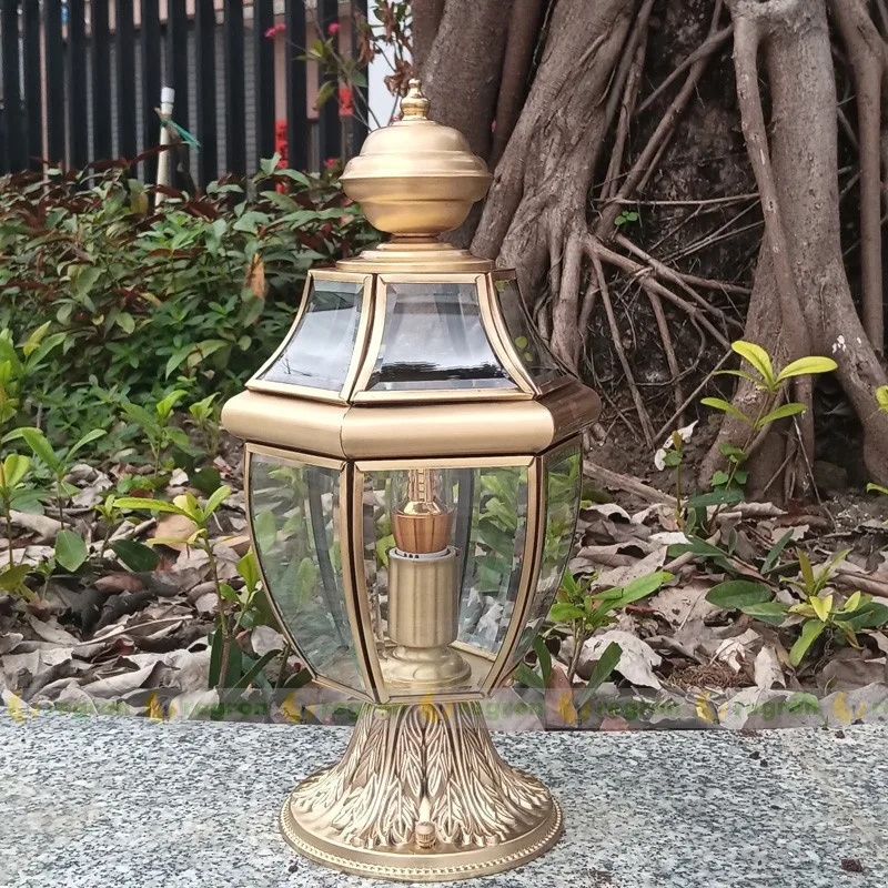 Garden Retro Pillar Light Outdoor Courtyard lighting Waterproof Wall Lamp Landscape light E27 street Wall Lamp Villa Copper Lamp
Garden Retro Pillar Light Outdoor Courtyard lighting Waterproof Wall Lamp Landscape light E27 street Wall Lamp Villa Copper Lamp