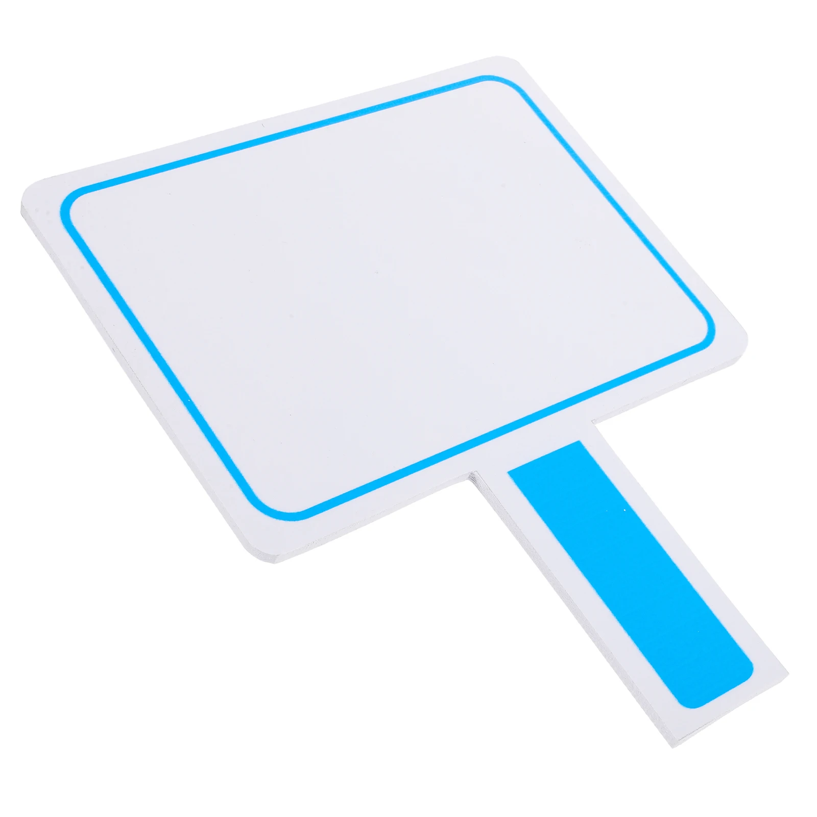 Blank Double Sided Handheld Dry Erase Whiteboard PVC Portable Reusable Answer Paddle for Classroom Voting Scoring Game Props
Blank Double Sided Handheld Dry Erase Whiteboard PVC Portable Reusable Answer Paddle for Classroom Voting Scoring Game Props