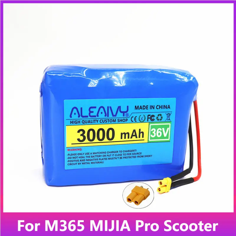 36V 3Ah 10S1P is suitable for M365 Mijia Pro Kick scooter 18650 battery pack extended charging and discharging XT30 plug+15A BMS
36V 3Ah 10S1P is suitable for M365 Mijia Pro Kick scooter 18650 battery pack extended charging and discharging XT30 plug+15A BMS