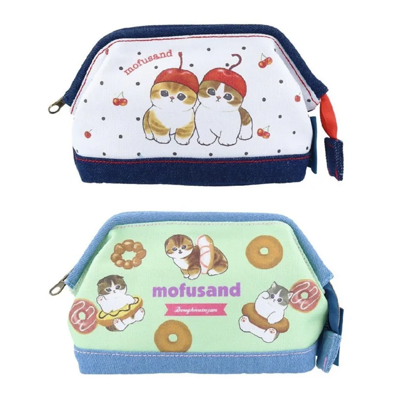 Mofusand Cute Printed Denim Canvas Cosmetic Bag Multi-use Storage Pouch Student Stationery Pouch Portable Handheld Clutch Bag
Mofusand Cute Printed Denim Canvas Cosmetic Bag Multi-use Storage Pouch Student Stationery Pouch Portable Handheld Clutch Bag