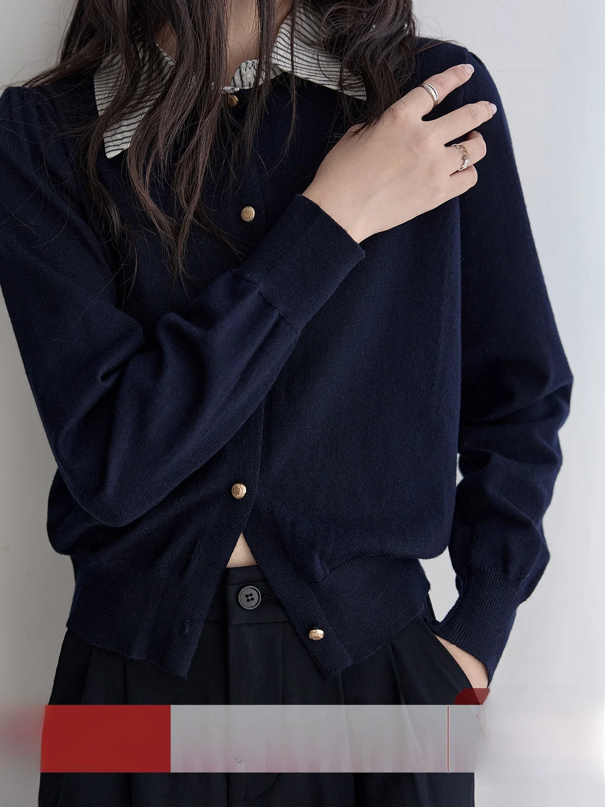 HuiXi College Style Knitted Sweater Women's Spring New Patchwork Unique Design Versatile Open Cardigan Commute Fashion Slim Fit
HuiXi College Style Knitted Sweater Women's Spring New Patchwork Unique Design Versatile Open Cardigan Commute Fashion Slim Fit