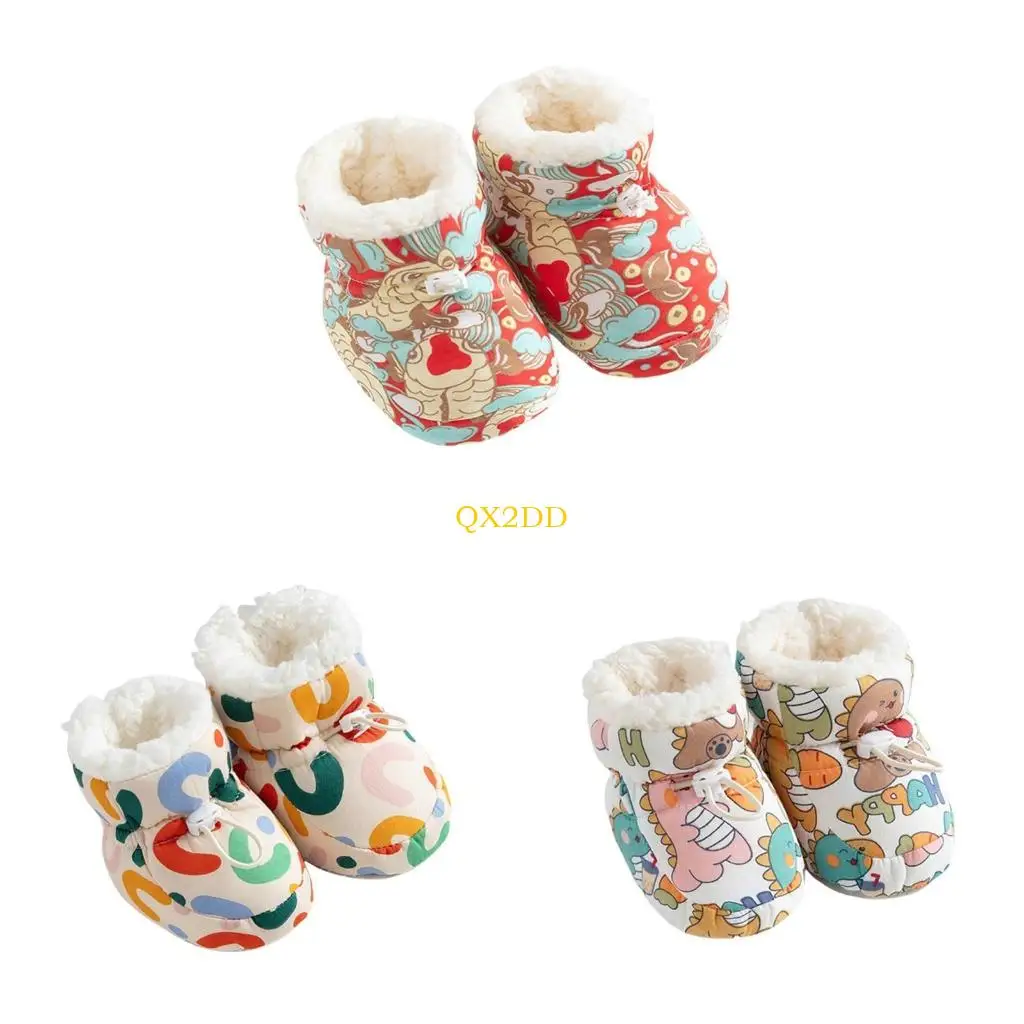 QX2D Prewalker Crib Shoes Printed Pattern First Walking Shoes for Infant Baby 0-6 Month Footwear Soft Soles Winter Sneaker
QX2D Prewalker Crib Shoes Printed Pattern First Walking Shoes for Infant Baby 0-6 Month Footwear Soft Soles Winter Sneaker