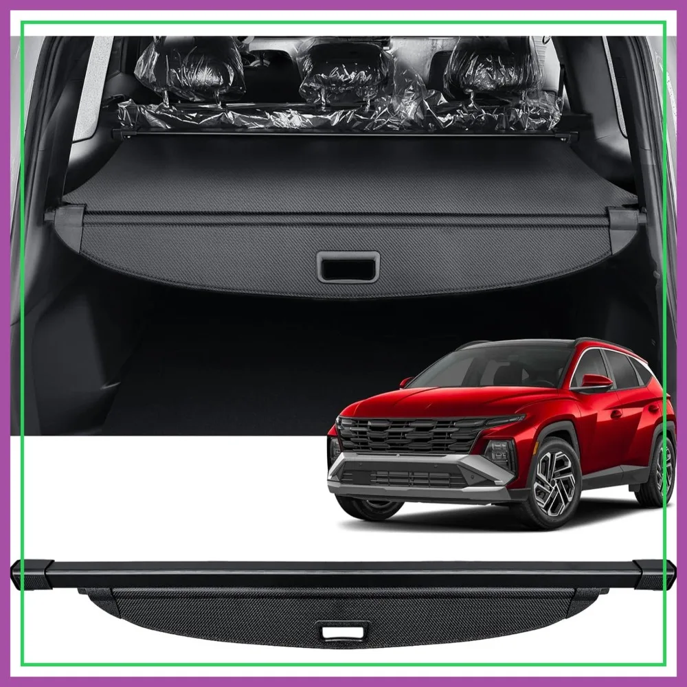 Retractable Cargo Cover for Hyundai Tucson 2026-2022, Trunk Luggage Security Shade Privacy Screen, Carbon Fiber
Retractable Cargo Cover for Hyundai Tucson 2026-2022, Trunk Luggage Security Shade Privacy Screen, Carbon Fiber