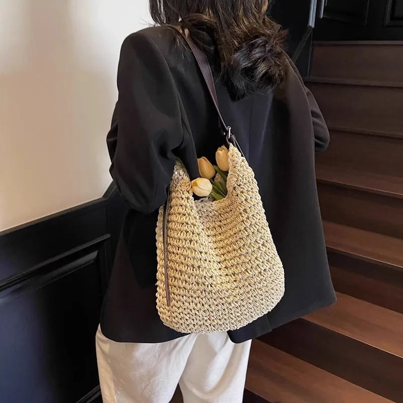 Large Capaci St Woven Tote Bag Women's Crossbody Basket Sle Casual Summer 2025 New Faion Hollow out Design Handbag
Large Capaci St Woven Tote Bag Women's Crossbody Basket Sle Casual Summer 2025 New Faion Hollow out Design Handbag