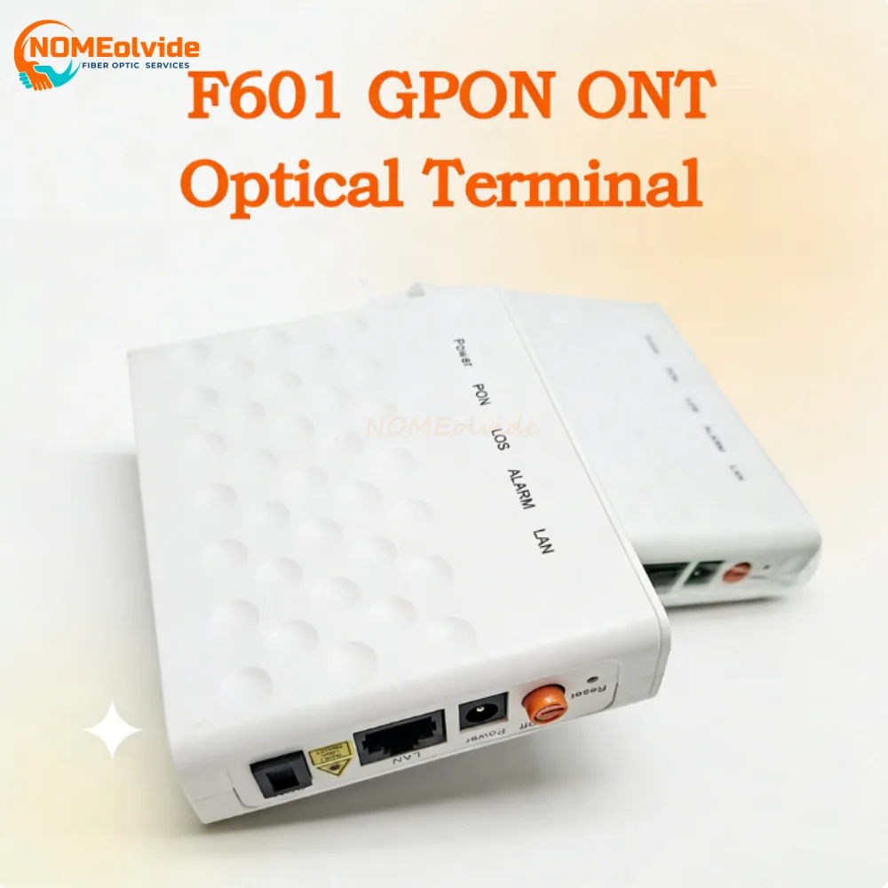 Терминал GPON F601 ONT ONU, оптический терминал 1GE, оригинальный, совместимый с UPC, OLT FTTH
Терминал GPON F601 ONT ONU, оптический терминал 1GE, оригинальный, совместимый с UPC, OLT FTTH