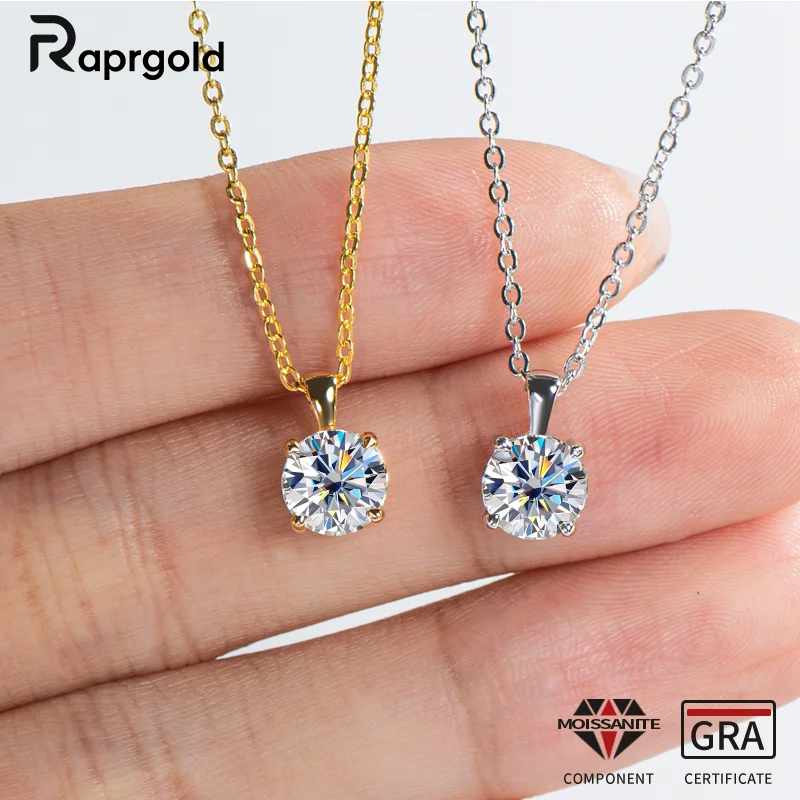 RAPRGOLD GRA сертифицированный 1-3CT пасьянс муассанит кулон ожерелья для женщин стерлингового серебра S925 цепочки свадебные украшения подарки
RAPRGOLD GRA сертифицированный 1-3CT пасьянс муассанит кулон ожерелья для женщин стерлингового серебра S925 цепочки свадебные украшения подарки
