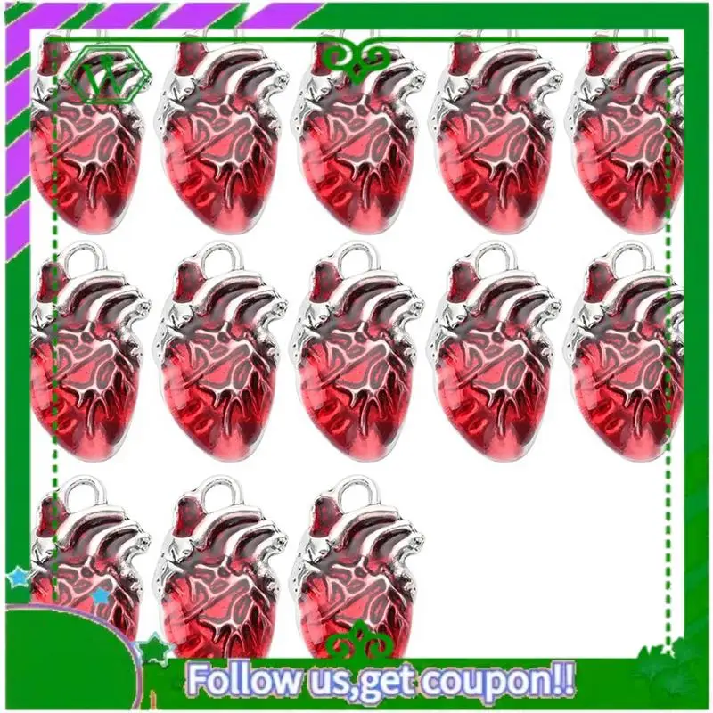 A18P-30Pcs Подвески в форме сердца, объемные анатомические подвески из сплава, красная эмаль, металл, античное серебро, готика, 3D органные сердечки, Хэллоуин Ча
A18P-30Pcs Подвески в форме сердца, объемные анатомические подвески из сплава, красная эмаль, металл, античное серебро, готика, 3D органные сердечки, Хэллоуин Ча