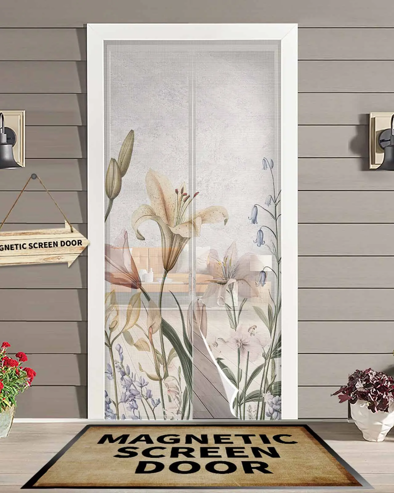 Simple Vintage Flower Magnetic Door Curtain Living Room Bedroom Home Anti-mosquito Screen Door Curtain
Simple Vintage Flower Magnetic Door Curtain Living Room Bedroom Home Anti-mosquito Screen Door Curtain