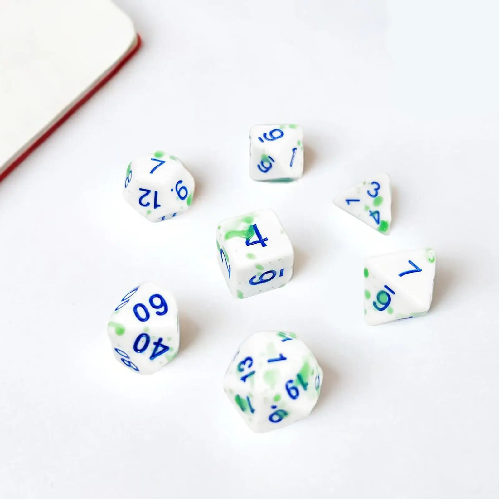 7x Multisided Dice D8 D10 D12 D20 Gift Tabletop Game Role Playing Toy
7x Multisided Dice D8 D10 D12 D20 Gift Tabletop Game Role Playing Toy
