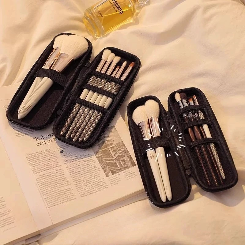 Black Cosmetic Storage Bags Waterproof Double Zipper Makeup Brushes Case Women Bag Portable Travel Brush Holder Pen case Box
Black Cosmetic Storage Bags Waterproof Double Zipper Makeup Brushes Case Women Bag Portable Travel Brush Holder Pen case Box