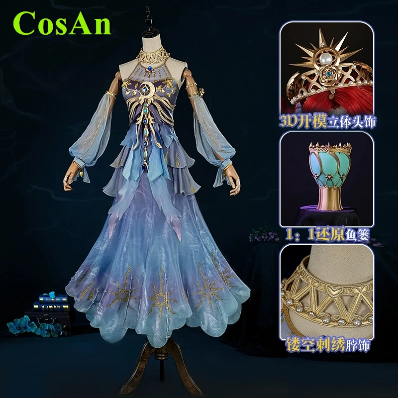 CosAn Game Identity Ⅴ Grace/NaiadCosplay Costumes Goddess Rare Fashion Uniform Dress Suit Full Set Everyday
CosAn Game Identity Ⅴ Grace/NaiadCosplay Costumes Goddess Rare Fashion Uniform Dress Suit Full Set Everyday