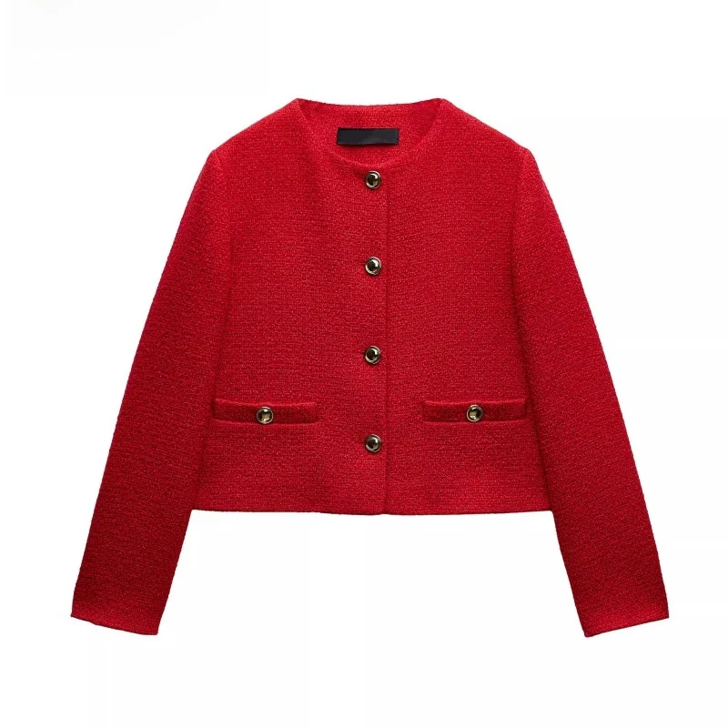 Spring New Arrival Women's Casual Long Sve round Ne Suit Jaet Gold Button Texture Decorated Loose Fit Commute Sle
Spring New Arrival Women's Casual Long Sve round Ne Suit Jaet Gold Button Texture Decorated Loose Fit Commute Sle