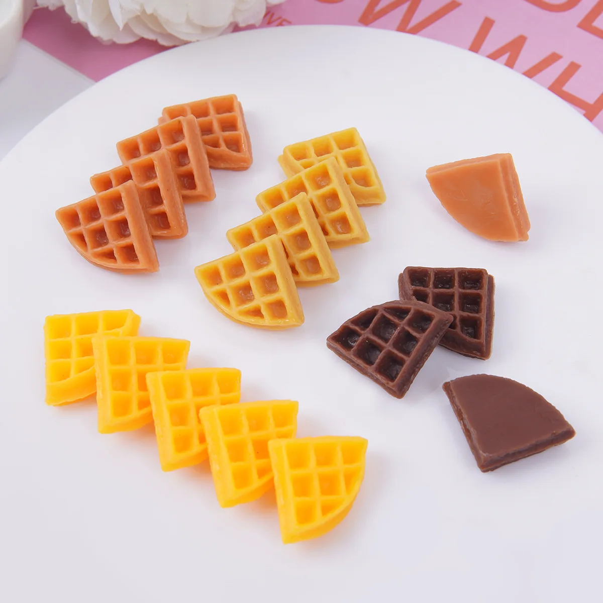 5pcs Mini 1/4 Waffle 2cm Lattice Biscuit Triangle Biscuit Dessert Cake Miniature Food Play Toys DIY Doll Accessories Home Decor
5pcs Mini 1/4 Waffle 2cm Lattice Biscuit Triangle Biscuit Dessert Cake Miniature Food Play Toys DIY Doll Accessories Home Decor