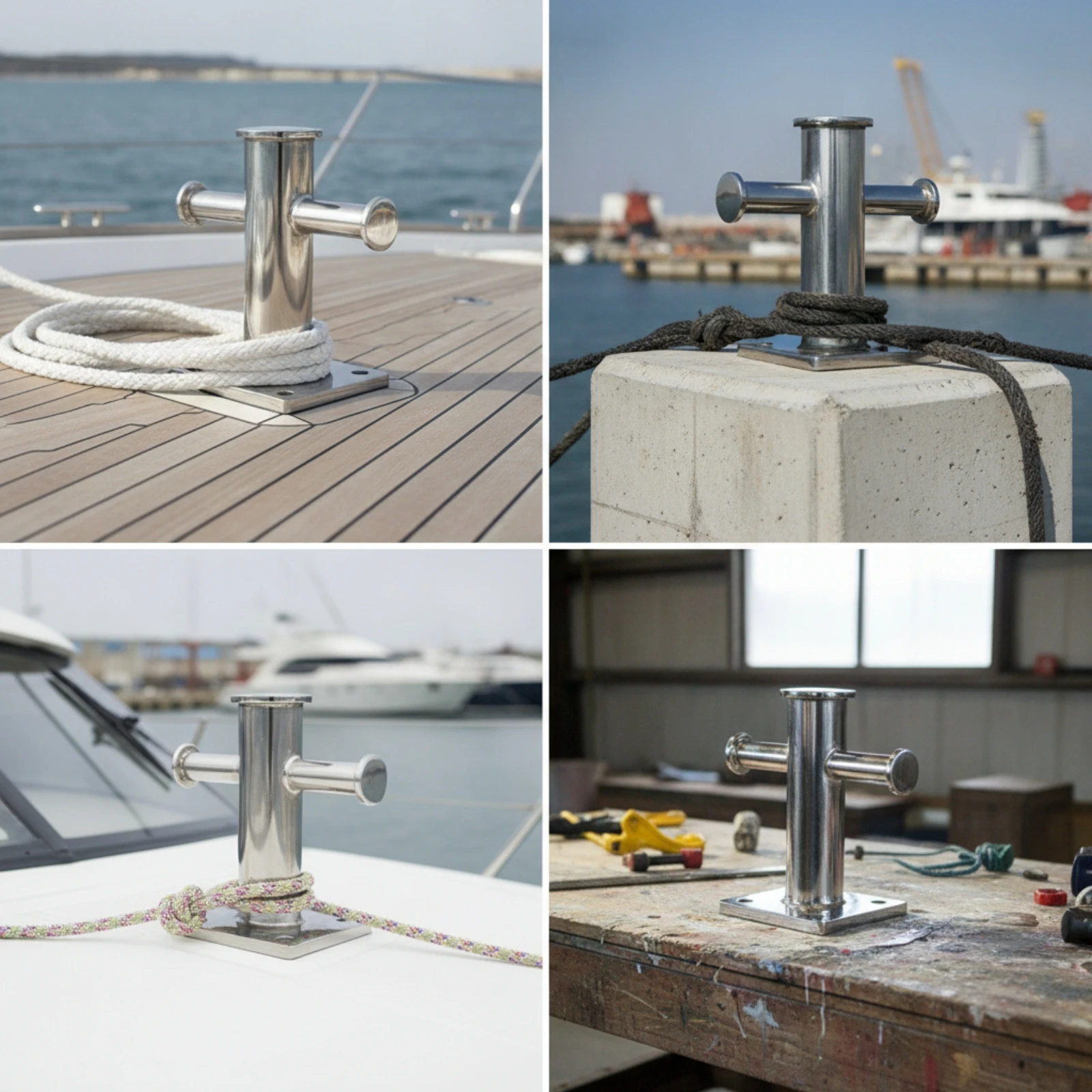 Mooring Bollard Corrosion-Resistant Dock Bollard Fitting Polished Slimline for Yacht Owners, Docks, Marinas
Mooring Bollard Corrosion-Resistant Dock Bollard Fitting Polished Slimline for Yacht Owners, Docks, Marinas