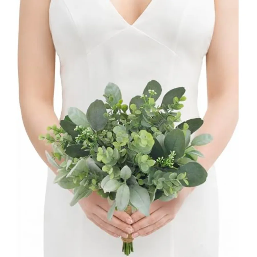 Greenery Eucalyptus Bridesmaid Bouquet for Wedding, Prom Silk Bridal Bouquet, Homecoming, Destination Friendly
Greenery Eucalyptus Bridesmaid Bouquet for Wedding, Prom Silk Bridal Bouquet, Homecoming, Destination Friendly