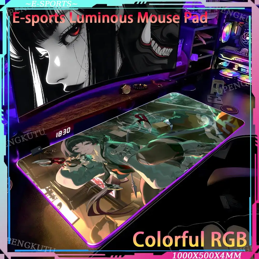 Mouse Pad RGB anime pad Gaming Zenless Zone Zero Jane desk accessories Keyboard accessories game mouse Cute desk pad
Mouse Pad RGB anime pad Gaming Zenless Zone Zero Jane desk accessories Keyboard accessories game mouse Cute desk pad