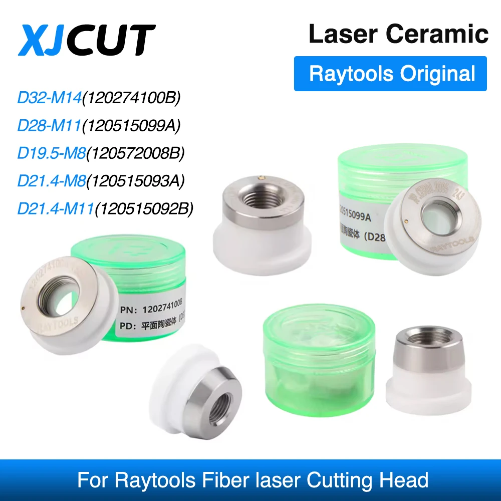 Raytools Original Laser Ceramic D32 M14 D28 M11 D19.5 M8 Body Nozzle Holder Ring for Fiber Cutting Head BT230 BT240 BMH110 114
Raytools Original Laser Ceramic D32 M14 D28 M11 D19.5 M8 Body Nozzle Holder Ring for Fiber Cutting Head BT230 BT240 BMH110 114
