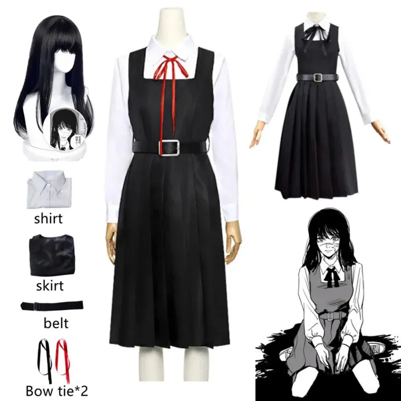 Asa Mitaka Cosplay Costume Anime Chainsaw Man Dress JK School Uniform Women Shirt War Devil Halloween Carnival Clothes Season 2
Asa Mitaka Cosplay Costume Anime Chainsaw Man Dress JK School Uniform Women Shirt War Devil Halloween Carnival Clothes Season 2