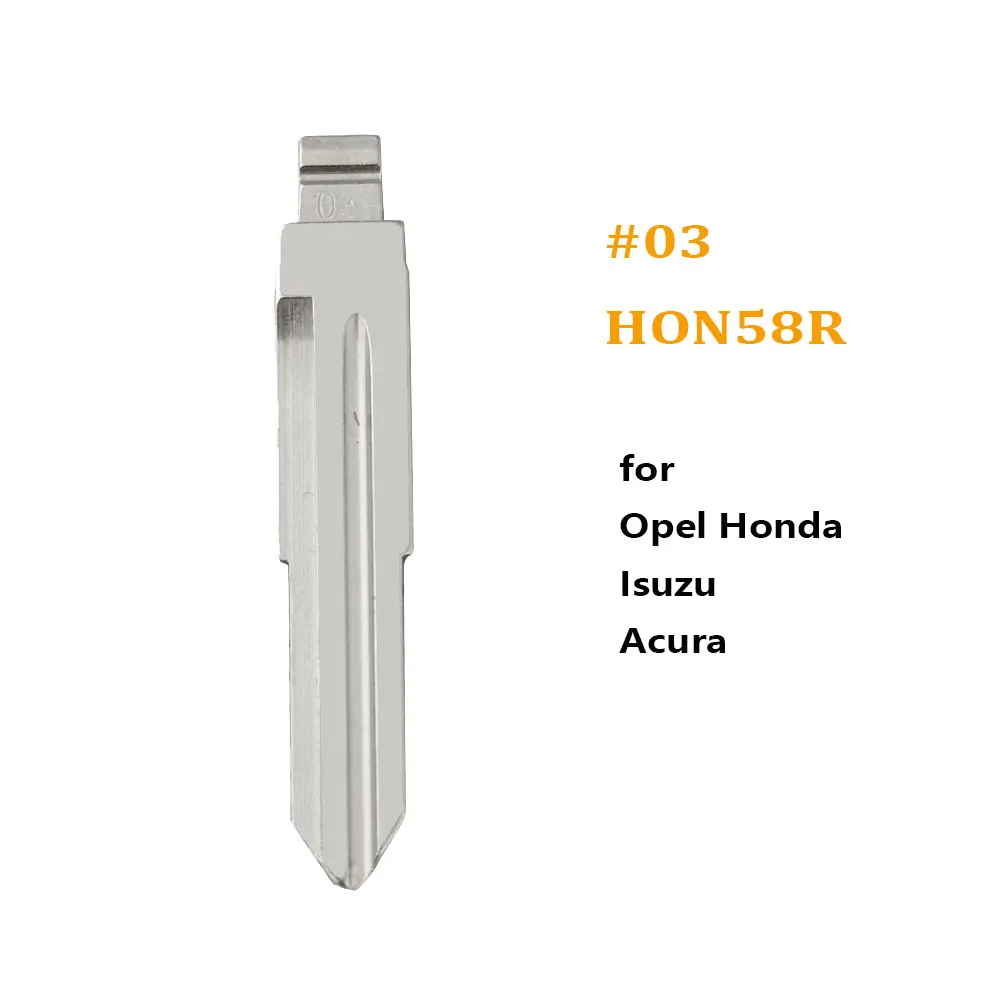 10pcs 03# HON58R Flip Uncut Blank KD Key Blade for Honda Accord Old Civic for Buick/Triumph/Haval/Chevrolet Aveo for KD VVDI
10pcs 03# HON58R Flip Uncut Blank KD Key Blade for Honda Accord Old Civic for Buick/Triumph/Haval/Chevrolet Aveo for KD VVDI