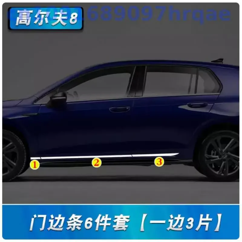 Для VW Volkswagen Golf 8 rline 2021, литая накладка на боковую дверь из нержавеющей стали, защитная накладка на боковую дверь, аксессуары
Для VW Volkswagen Golf 8 rline 2021, литая накладка на боковую дверь из нержавеющей стали, защитная накладка на боковую дверь, аксессуары