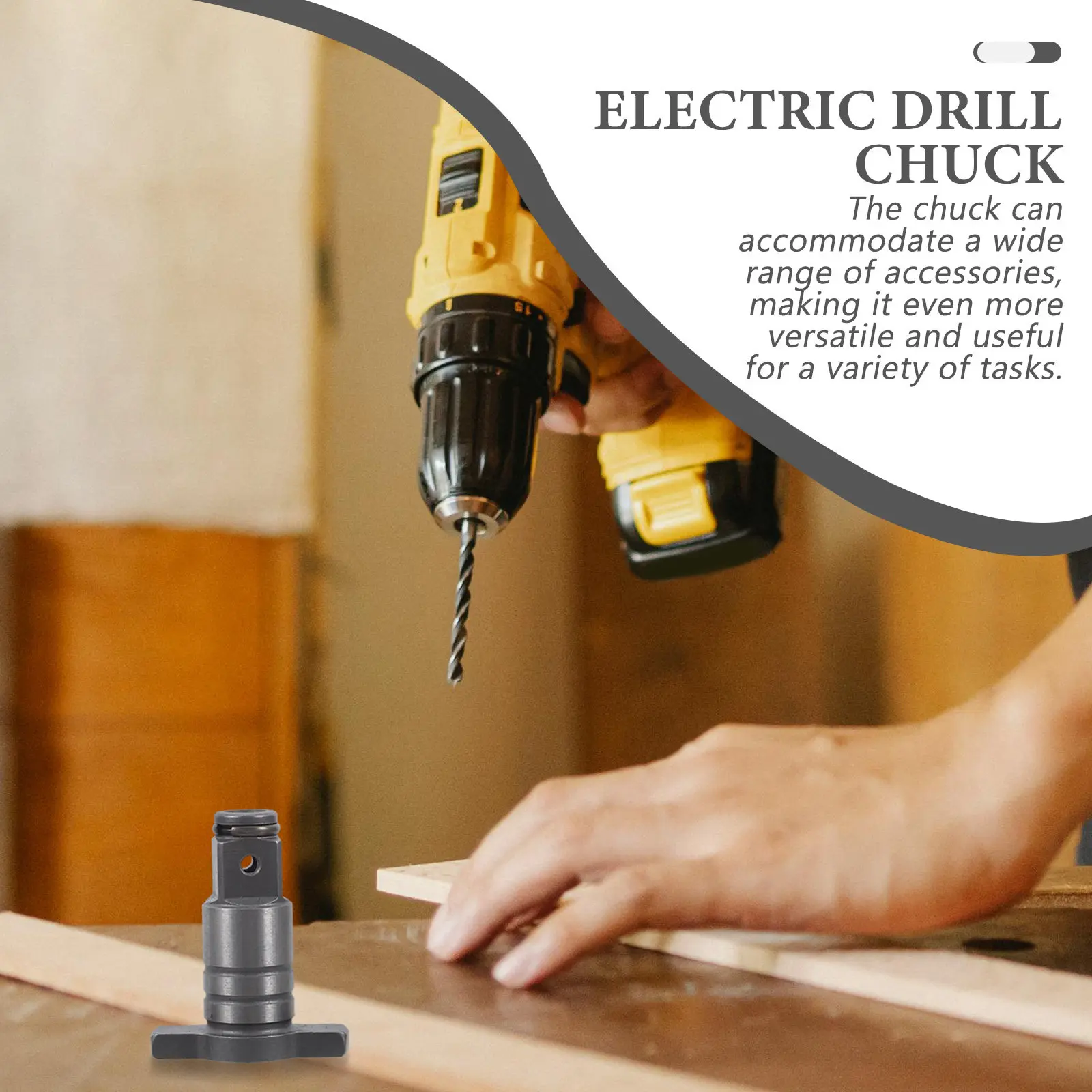 Efficient Electric Wrench Chuck Multi-Function Adapter for Drill Angle Hammer Increase Productivity Tool Drill Chuck
Efficient Electric Wrench Chuck Multi-Function Adapter for Drill Angle Hammer Increase Productivity Tool Drill Chuck