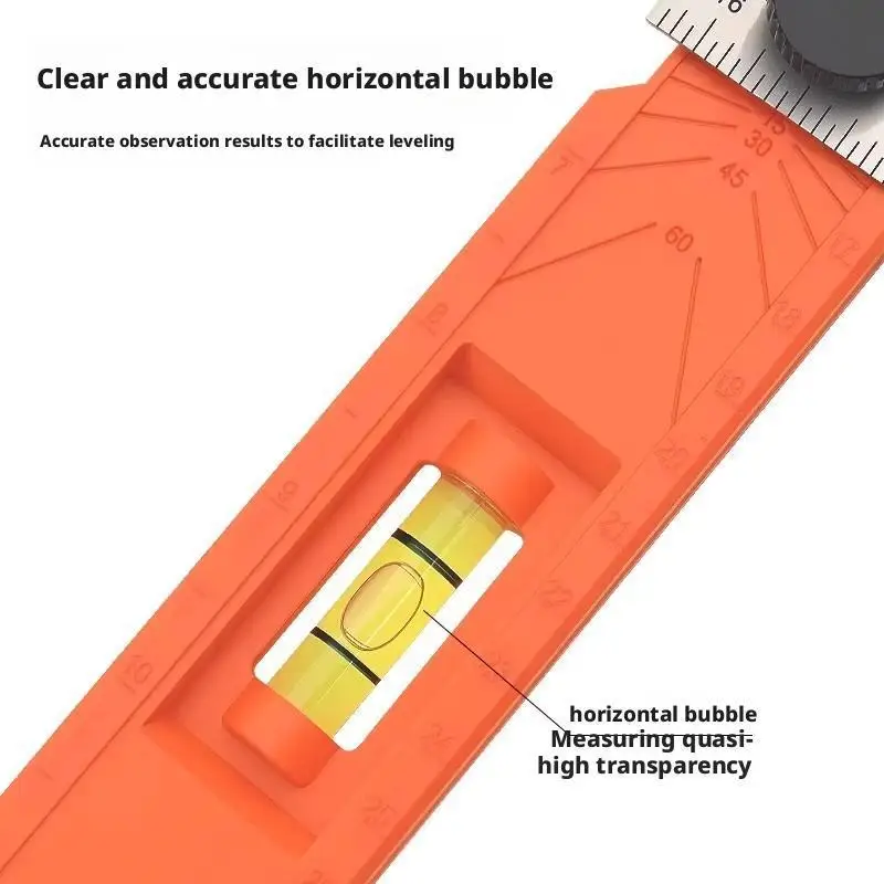 Multi-role Foldable Depth Measuring Ruler Woodworking Multi-angle Marking Ruler Adjustable Positioning Scribing Protractor Tools
Multi-role Foldable Depth Measuring Ruler Woodworking Multi-angle Marking Ruler Adjustable Positioning Scribing Protractor Tools