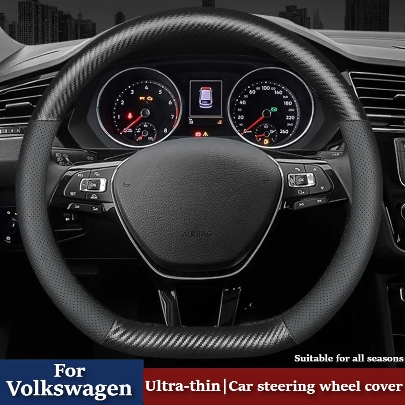 Carbon Fiber Leather Car Steering Wheel Cover for Volkswagen ID4 ID3 ID5 ID6 ID7 Volkswagen Car Accessories Steering Wheel Grip
Carbon Fiber Leather Car Steering Wheel Cover for Volkswagen ID4 ID3 ID5 ID6 ID7 Volkswagen Car Accessories Steering Wheel Grip