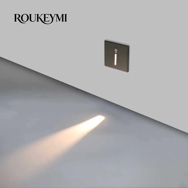 ROUKEYMI Indoor Magnetic Sensor Step Light Home Decoration Ladder Stairway Lighting Hotel Nordic Interior Led Aluminum Wall Lamp
ROUKEYMI Indoor Magnetic Sensor Step Light Home Decoration Ladder Stairway Lighting Hotel Nordic Interior Led Aluminum Wall Lamp