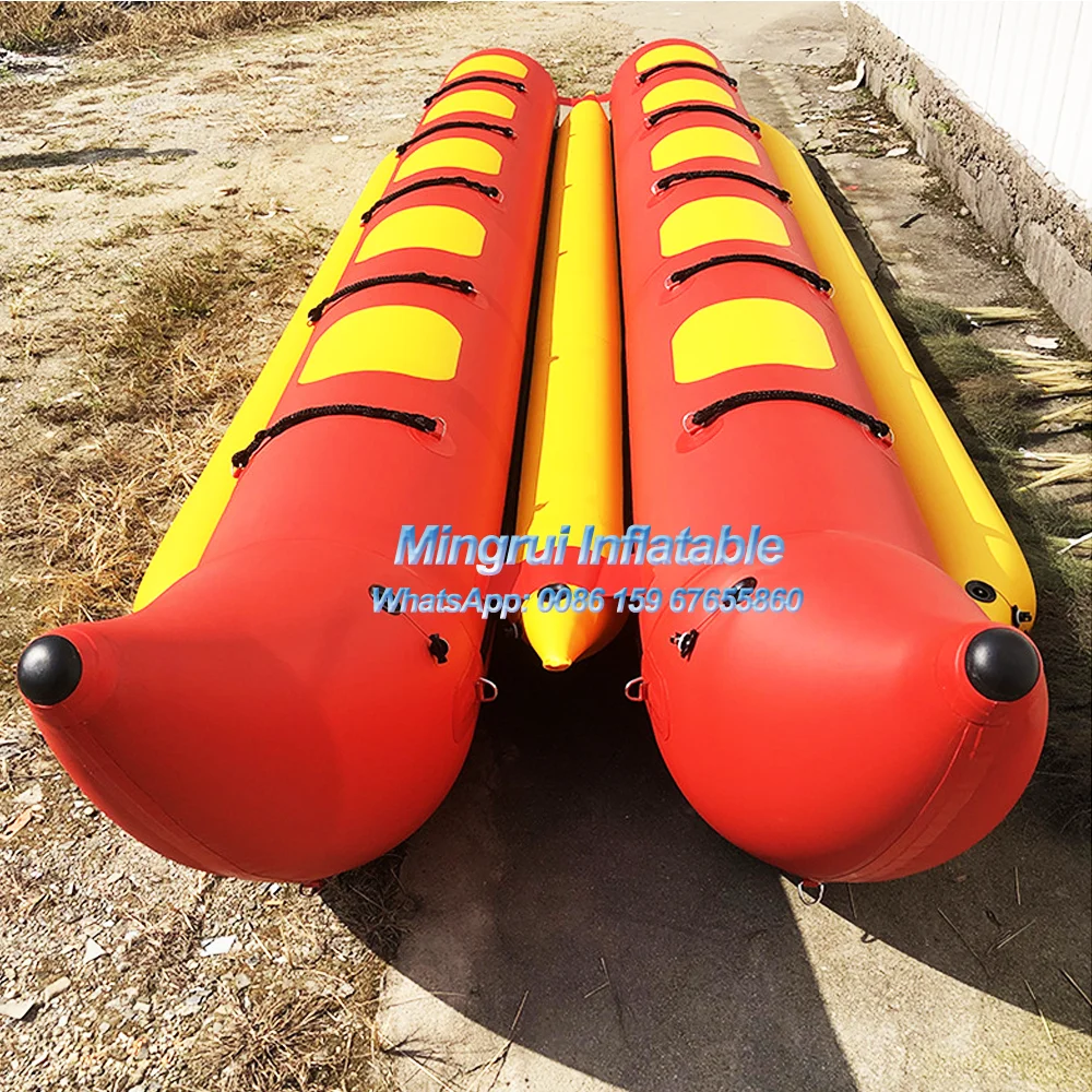 Inflatable Red Banana Boat, 10 Seat, Water Park Games, Flying Fish, Towable Tube, Hot Sale
Inflatable Red Banana Boat, 10 Seat, Water Park Games, Flying Fish, Towable Tube, Hot Sale
