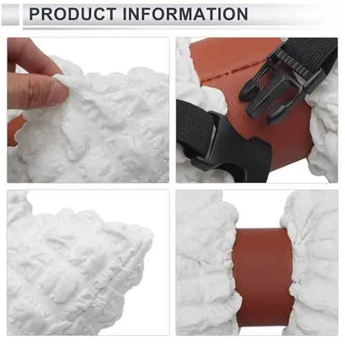 Ergonomic Car Neck Support Pillow With Adjustable Strap, Memory Foam Core, Polyester Cover, Beige & Brown, 2 Pack
Ergonomic Car Neck Support Pillow With Adjustable Strap, Memory Foam Core, Polyester Cover, Beige & Brown, 2 Pack