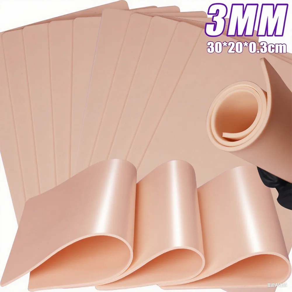 8/6/5/3/1pcs Silicone Tattoo Practice Skin Large Size 3MM Fake Skin for Tattoo Beginners Permanent Makeup Training Skin Supply
8/6/5/3/1pcs Silicone Tattoo Practice Skin Large Size 3MM Fake Skin for Tattoo Beginners Permanent Makeup Training Skin Supply