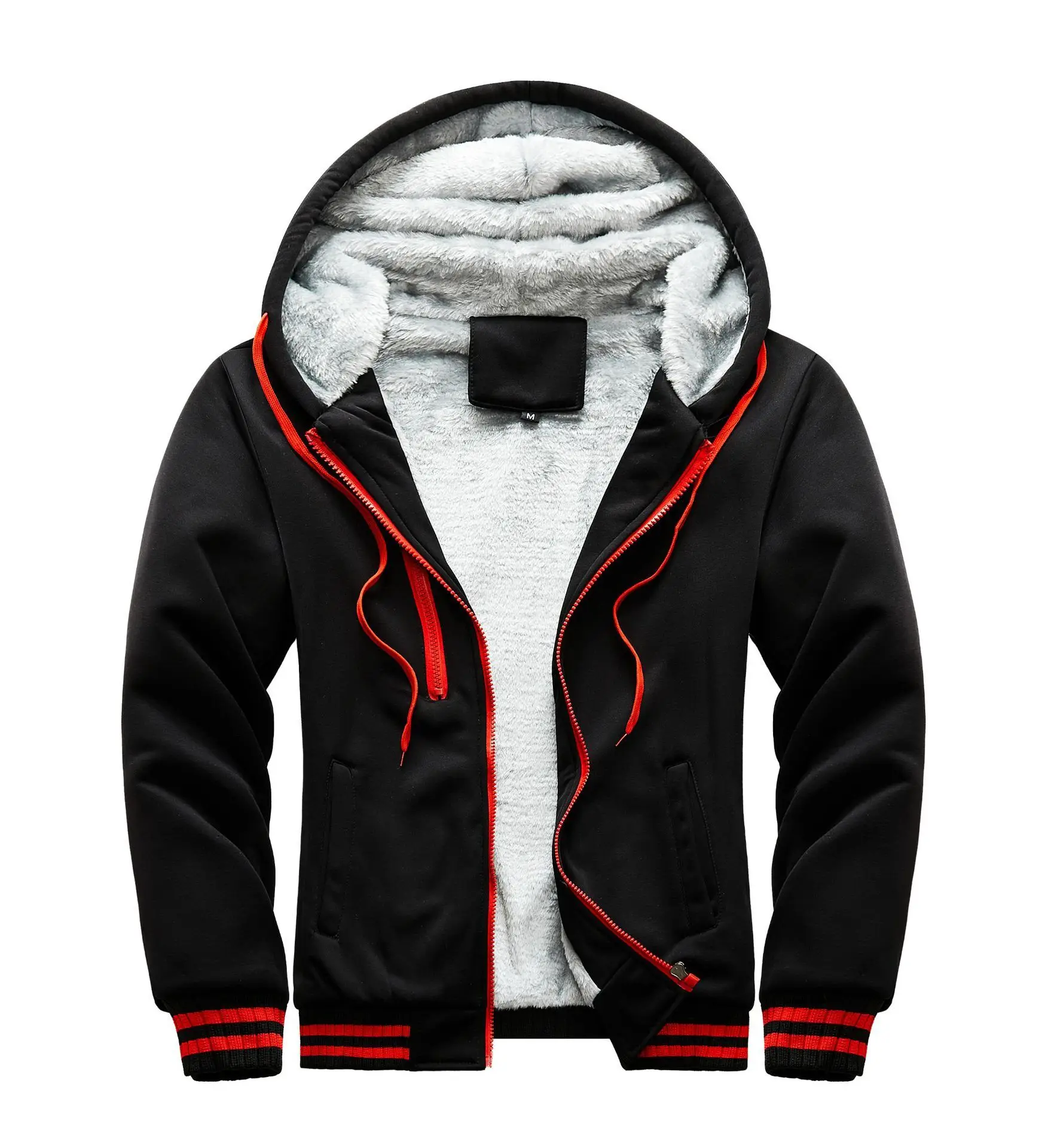 Autumn Winter Men's Zipper Thick Warm Hoodie Youth Plush Warm Cardigan Jacket Coat
Autumn Winter Men's Zipper Thick Warm Hoodie Youth Plush Warm Cardigan Jacket Coat