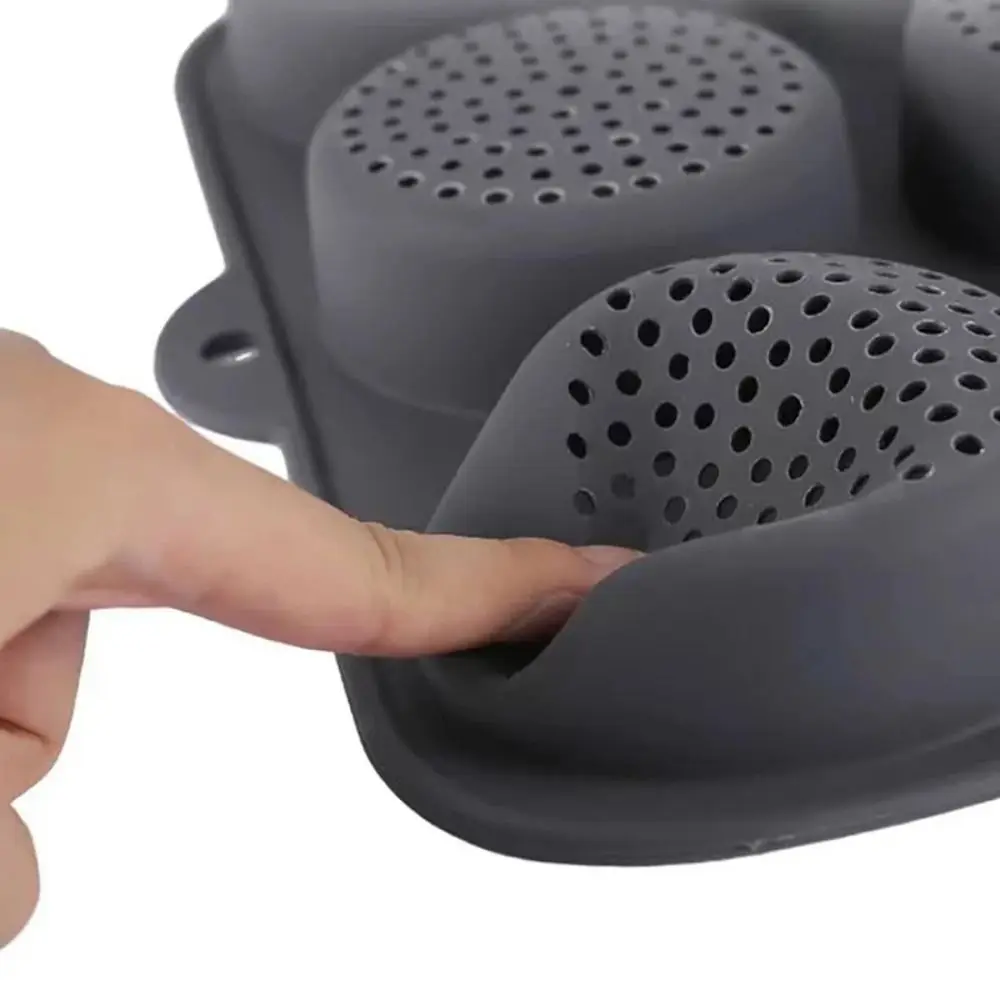 Non-Stick Hamburger Bread Baking Mold Heat Resistant Food Grade Silicone Hamburger Bun Mold Porous Design Round Shape
Non-Stick Hamburger Bread Baking Mold Heat Resistant Food Grade Silicone Hamburger Bun Mold Porous Design Round Shape