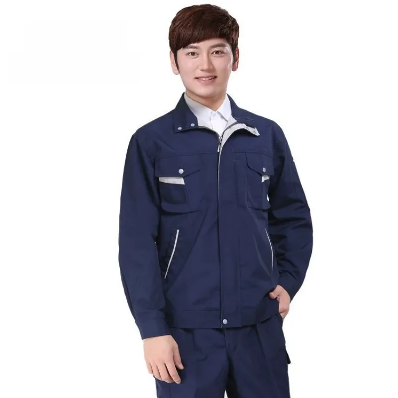 long-sleeved work clothes top, autumn and winter dust-proof polyester and cotton tooling, engineering maintenance work clothes
long-sleeved work clothes top, autumn and winter dust-proof polyester and cotton tooling, engineering maintenance work clothes
