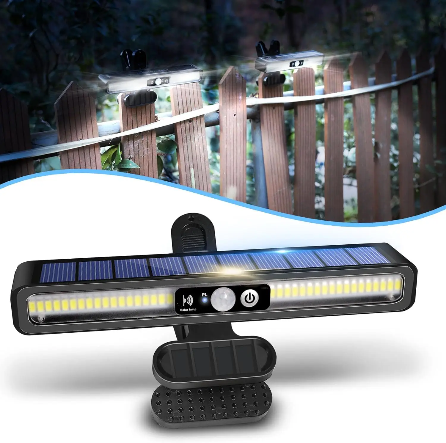 Solar Wall Light Outdoor Waterproof Street Lamp Motion Sensor Clip Lamp Wall Hanging for Garden Fence Courtyard Garage Lighting
Solar Wall Light Outdoor Waterproof Street Lamp Motion Sensor Clip Lamp Wall Hanging for Garden Fence Courtyard Garage Lighting