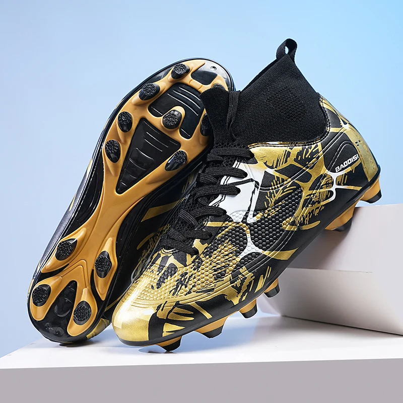 New Mens High Ankle Football Shoes Lightweight And Breathable Anti Slip Professional And Fast Training Football boots
New Mens High Ankle Football Shoes Lightweight And Breathable Anti Slip Professional And Fast Training Football boots