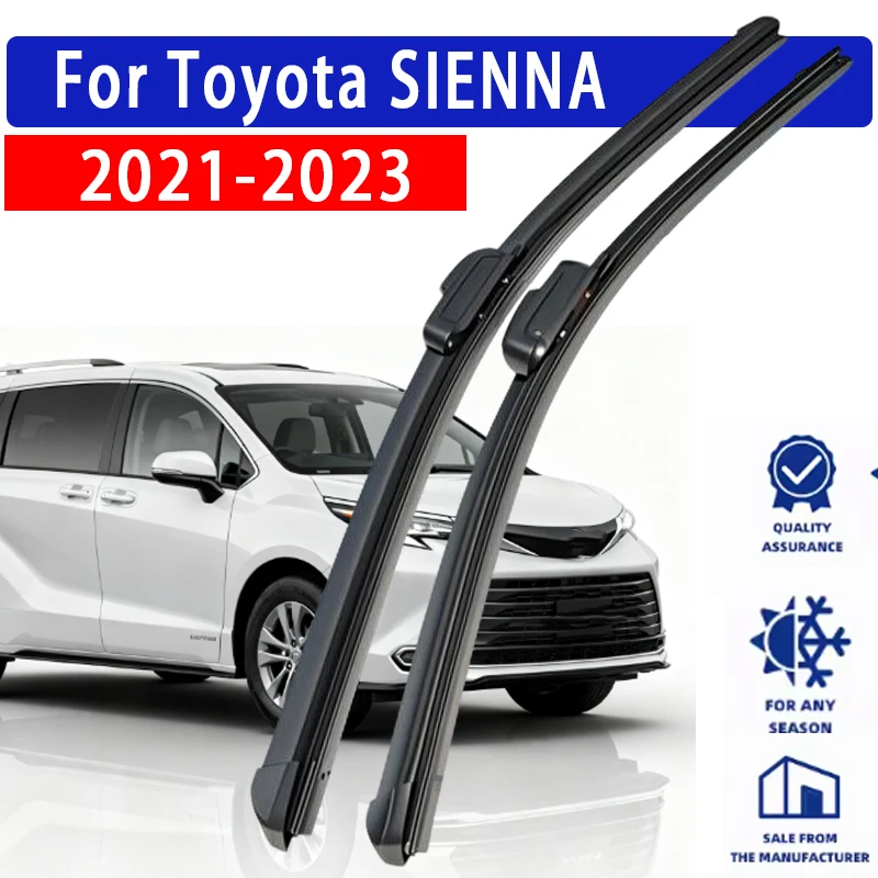 Car Wiper RHD & LHD Front Blades 26"+20" For Toyota SIENNA 2021-2023 Front Windscreen Wipers Auto Accessories
Car Wiper RHD & LHD Front Blades 26"+20" For Toyota SIENNA 2021-2023 Front Windscreen Wipers Auto Accessories