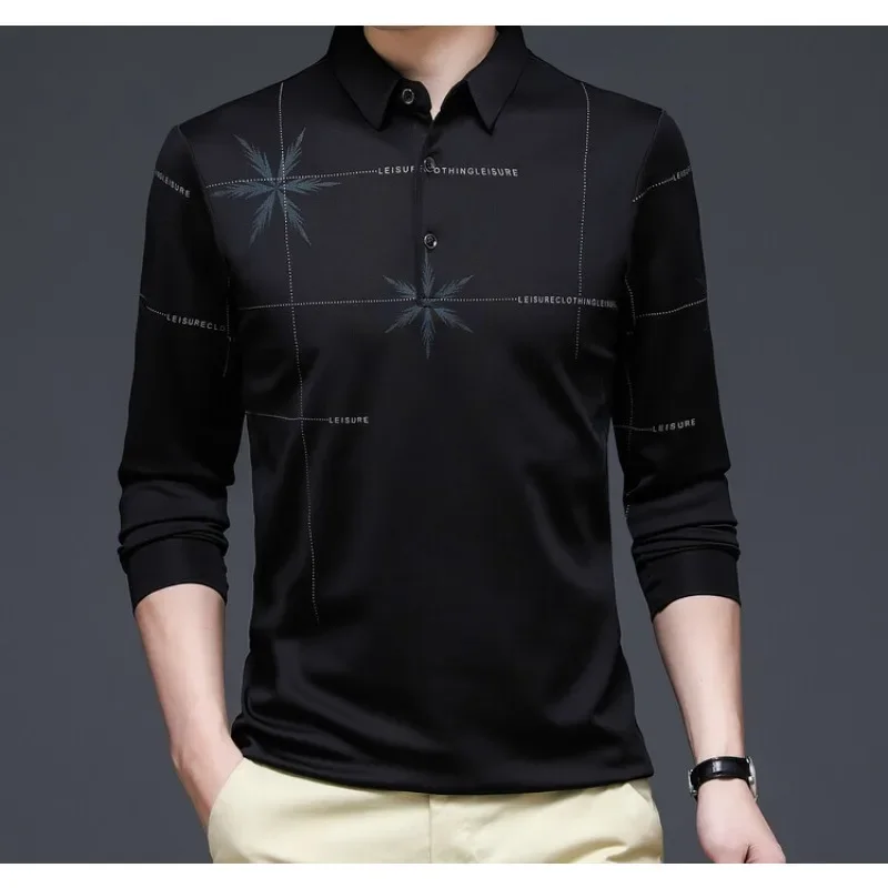 New Arrivals 2024 Autumn Long Sleeved T-shirt POLO Printed Casual Men's Striped Loose Thin Trendy Shirt Mens Fashion Shirts
New Arrivals 2024 Autumn Long Sleeved T-shirt POLO Printed Casual Men's Striped Loose Thin Trendy Shirt Mens Fashion Shirts