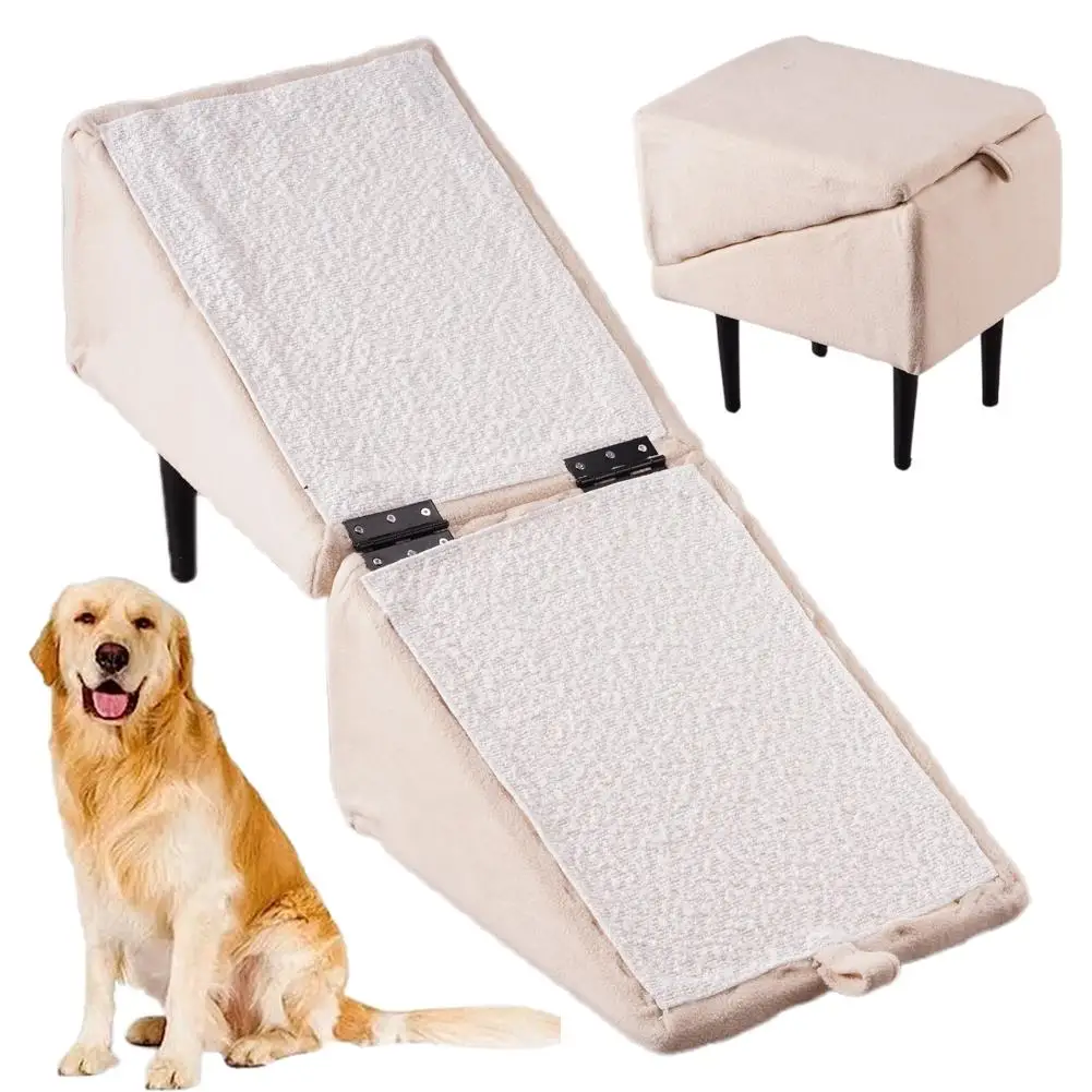 2 in 1 Foldable Dog Vehicle Stair with Footrest Stool Non-Slip Cat Vehicle Ramp Transformable Cat Ramp for Senior Animal
2 in 1 Foldable Dog Vehicle Stair with Footrest Stool Non-Slip Cat Vehicle Ramp Transformable Cat Ramp for Senior Animal