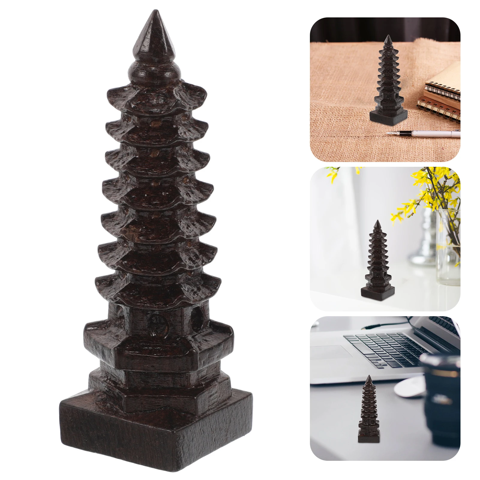 Wenchang Ornament Statue Desktop Decor Wood Carving Feng Shui Wooden Mini Office Tower Model Handicraft
Wenchang Ornament Statue Desktop Decor Wood Carving Feng Shui Wooden Mini Office Tower Model Handicraft