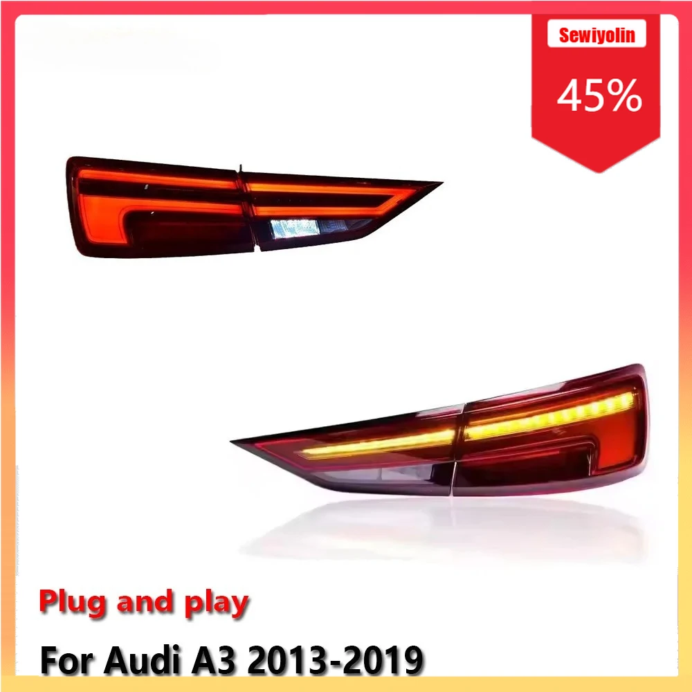 Car Accessories Lamps Tail Lights For Audi A3 2013-2019 Red Lens Rear Sequential Signal Lamps Plug And Play DRL Signal
Car Accessories Lamps Tail Lights For Audi A3 2013-2019 Red Lens Rear Sequential Signal Lamps Plug And Play DRL Signal