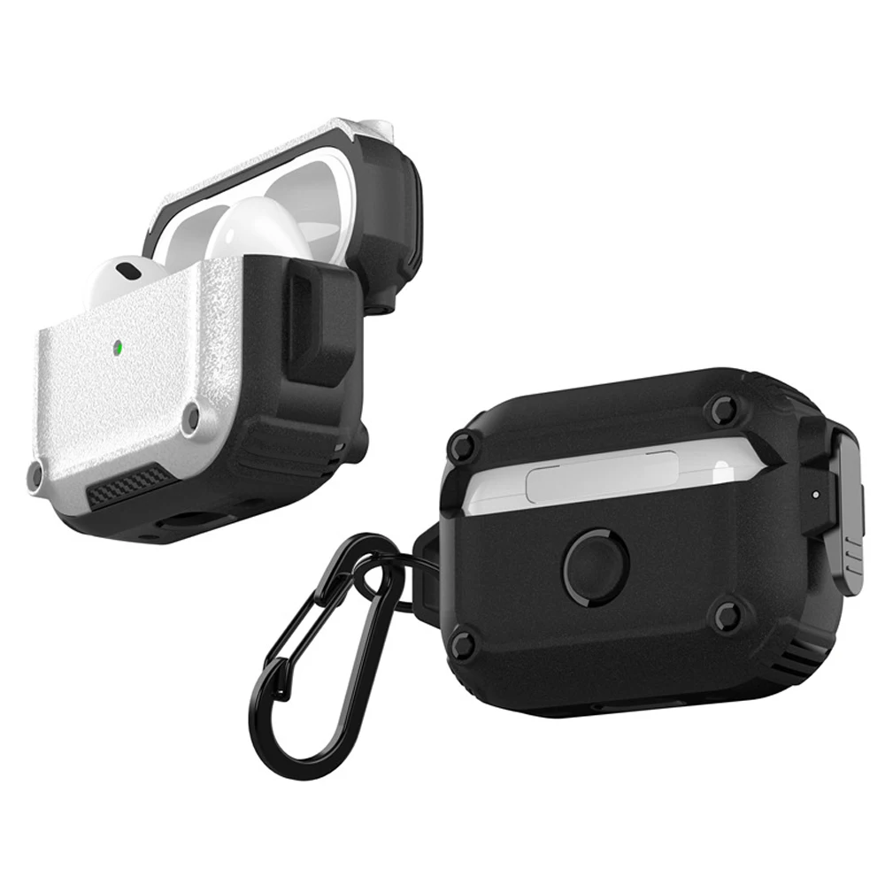 Wireless Earphones Protection Case For Apple AirPods 4 3 Pro 2 1 With Safety Lock Buckle Shockproof Shell Headphone Accessories
Wireless Earphones Protection Case For Apple AirPods 4 3 Pro 2 1 With Safety Lock Buckle Shockproof Shell Headphone Accessories